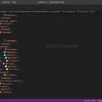 Visual Studio Code Terminal JSON bearbeiten